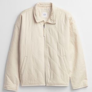 GAP Women’s Quilted Bomber Jacket Size S
